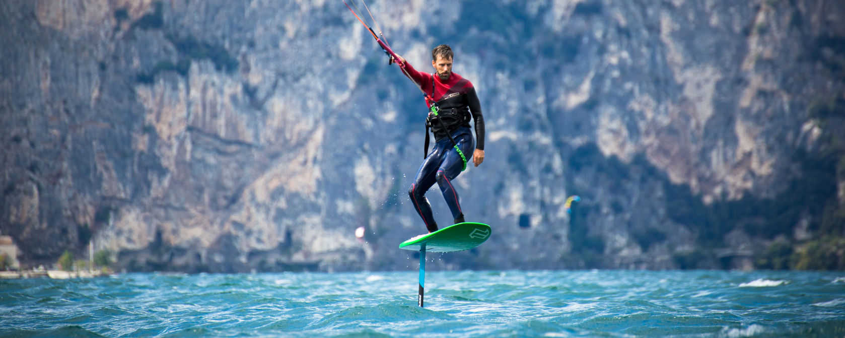 Kite foil course Lake Garda Italy