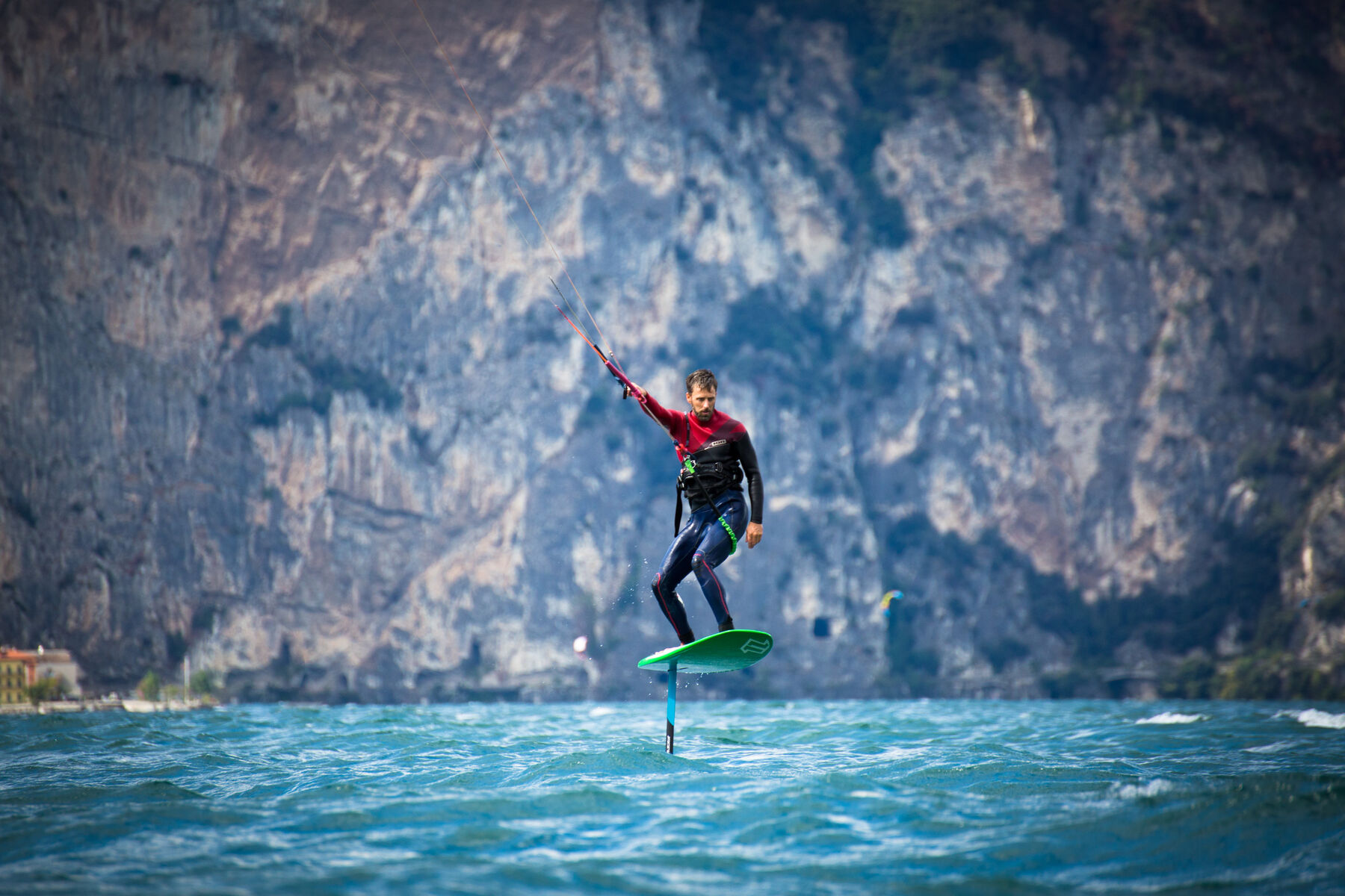 Kitale Lessos Kite foil lessons at Lake Garda