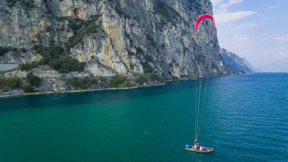 Kitesurfen lernen am Gardasee