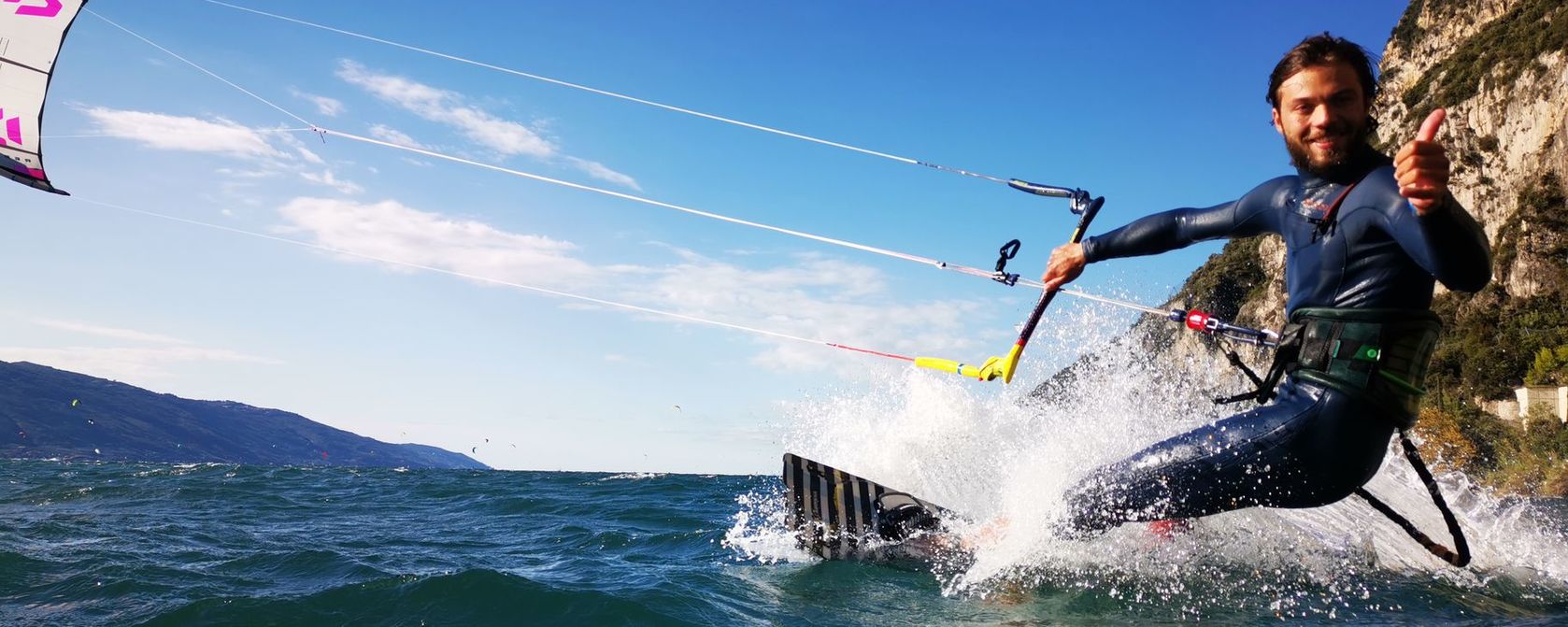 Kitesurfen lernen am Gardasee